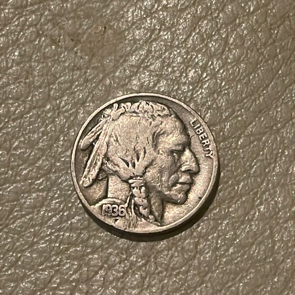1936 P Buffalo Nickel